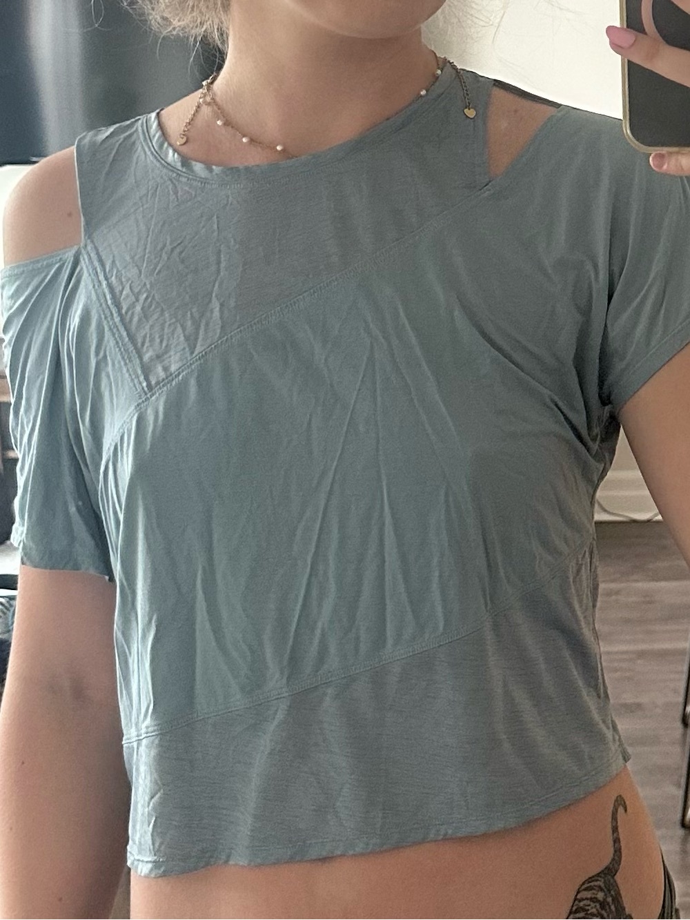 Lululemon Asymmetrical Cutout Short Sleeve